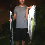 Dylan with a Cape yellowtail
