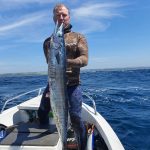 Master Richardt Botes with a Wahoo boat dive SouthMaster Richardt Botes with a Wahoo boat dive South